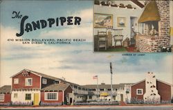 The Sandpiper San Diego, CA Postcard Postcard Postcard