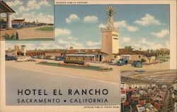 Hotel El Rancho Postcard