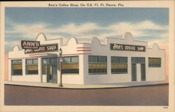 Ann's Coffee Shop, on U.S. #1 Fort Pierce, FL Postcard Postcard Postcard