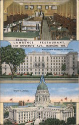 Lawrence Restaurant Postcard