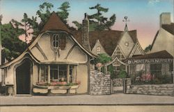 Shops Along Dolores Street Postcard