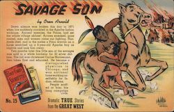 Savage son by Oren Arnold Postcard