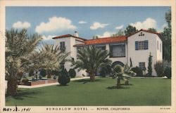 Bungalow Hotel Postcard