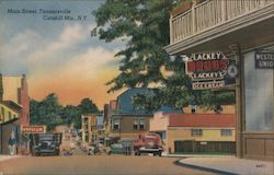 Main Street, Catskill Mts. Postcard