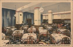 Dining Room and Coffee Shop, Ben Milam Hotel Postcard