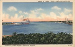 Harbor of Ciudad Trujillo Dominican Republic Caribbean Islands Postcard Postcard Postcard