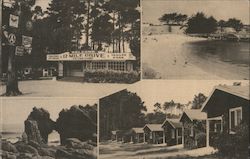 17-Mile Drive Cottage Court Postcard