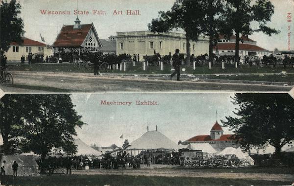 Wisconsin State Fair-Art Hall, Machinery Exhibit Milwaukee