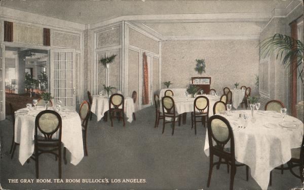 The Gray Room, Tea Room, Bullock's Department Store Los Angeles California