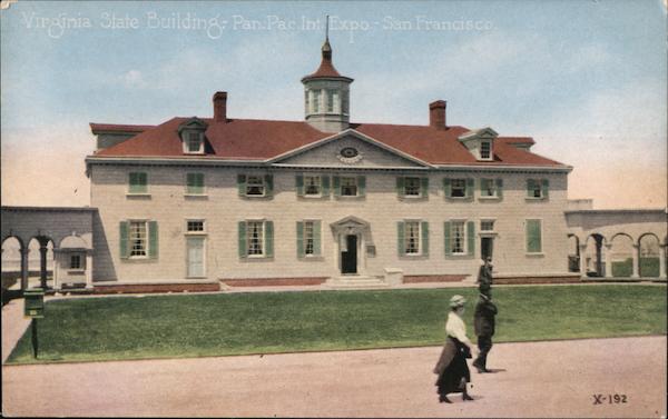 Virginia State Building-Pan.Pac Int. Expo San Francisco California