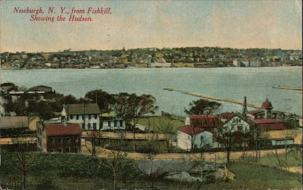 View from Fishkill Showing the Hudson Newburgh New York