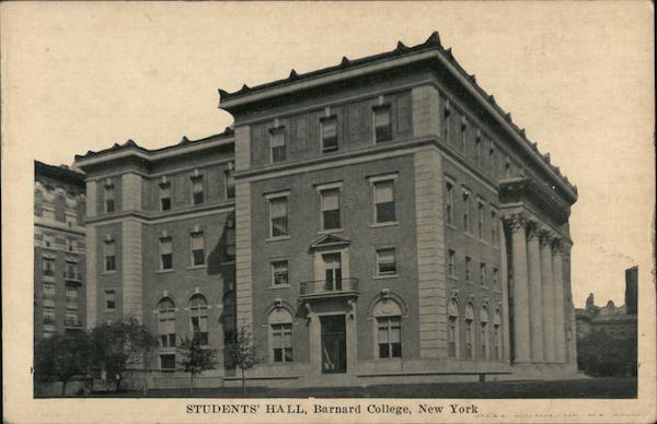 Students' Hall, Barnard College New York