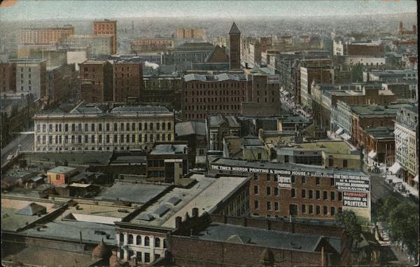 View from Court House Los Angeles California