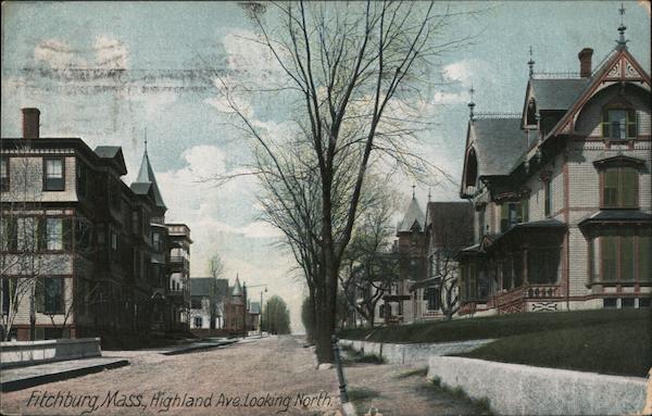Highland Ave. Looking North Fitchburg Massachusetts
