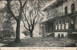 Milwaukee County Nurses' Club Postcard