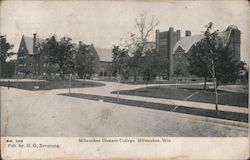 Milwaukee Downer College Postcard