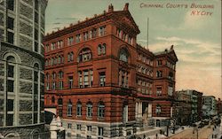 Criminal Court's Building New York, NY Postcard Postcard Postcard