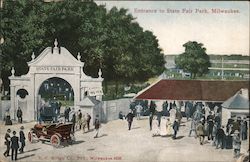 Entrance to State Fair Park Postcard