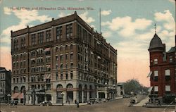 Hotel Pfister and Milwaukee Club Postcard