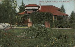 Home on South Marengo Ave Postcard