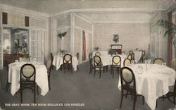 The Gray Room, Tea Room, Bullock's Department Store Postcard