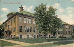 Audubon School Postcard