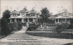 Traveling Band at Diamond House - House of David Park Benton Harbor, MI Postcard Postcard Postcard