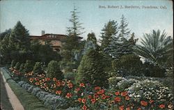 Res. Robert J. Burdette Postcard