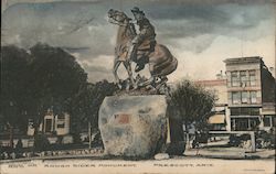 Rough Rider Monument Prescott, AZ Postcard Postcard Postcard