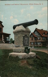 Soldiers' and Sailors' Monument White Plains, NY Postcard Postcard Postcard