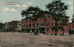 Post Office Corner Postcard