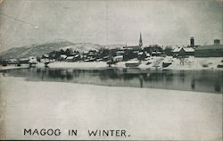 Magog in Winter Postcard