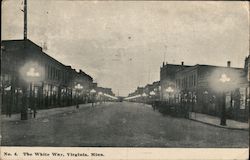 The White Way Postcard