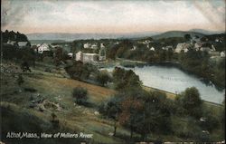 View of Millers River Athol, MA Postcard Postcard Postcard