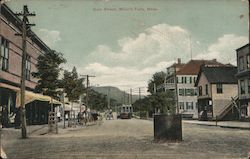 Main Street Millers Falls, MA Postcard Postcard Postcard