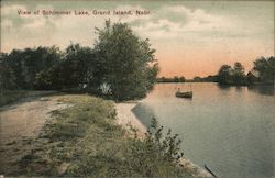 View of Schimmer Lake Grand Island, NE Postcard Postcard Postcard