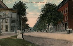 View on Main Street Postcard