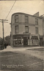 The Corner Drug Store Postcard