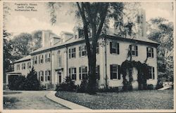 President's House, Smith College Postcard
