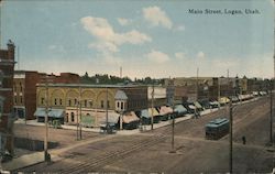 Main Street Logan, UT Postcard Postcard Postcard