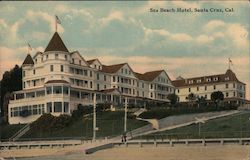 Sea Beach Hotel Santa Cruz, CA Postcard Postcard Postcard