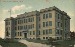 High School Woburn, MA Postcard Postcard Postcard