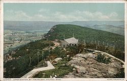 Upper Station, Mt. Tom Railway Holyoke, MA Postcard Postcard Postcard