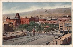 San Jacinto Plaza El Paso, TX Postcard Postcard Postcard