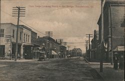 State Street Looking North to the Bridge Postcard