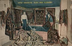 Washing Room of Adalian Bros Postcard