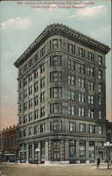 Garden City Bank Building Postcard
