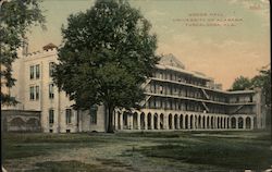 Woods Hall, University of Alabama Postcard