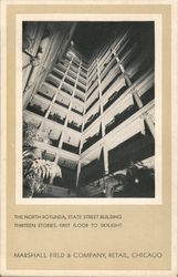 Marshall Field & Co North Rotunda, State Street Building, Thirteen Stories, First Floor to Skylight Postcard