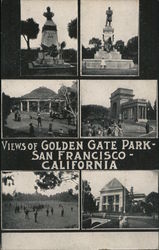 Views of Golden Gate Park Postcard